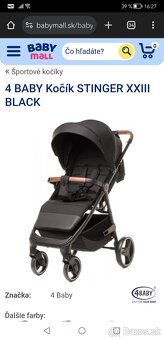 Športový kočík 4BABY Stinger - 3