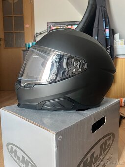 Prilba na motorku HJC I71 Solid semi flat black M - 3