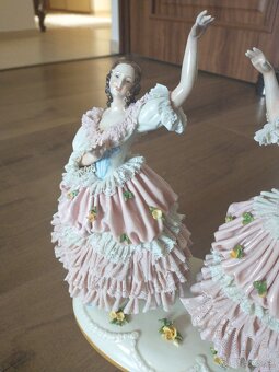 Veľká porcelánová soška Volkstedt - 3