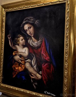 Giuseppe Odierna – Madona s dieťaťom, certifikát - 3