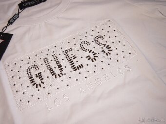 Guess biele tričko s dlhým rukávom - 3