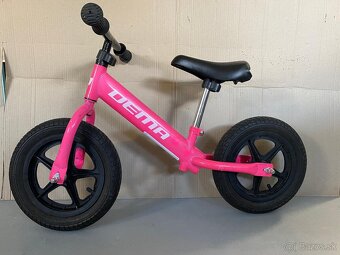 Dievčenské cyklo odrážadlo Dema ružové - 3