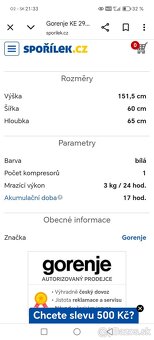 Chladnička Gorenje - 3
