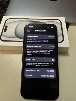 Predam iPhone 15 128 GB – top stav - 3