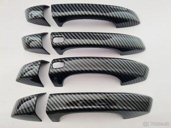 KARBONOVÉ klučky krytky klučiek pre ŠKODA VOLKSWAGEN - 3