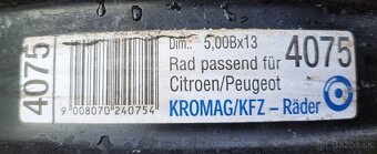 PLECH. DISKY R13 4x108 - PEUGEOT, CITROEN - 3