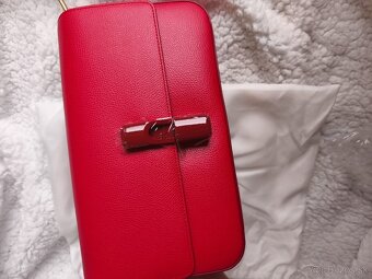 Červená kožená kabelka zn. Furla - 3