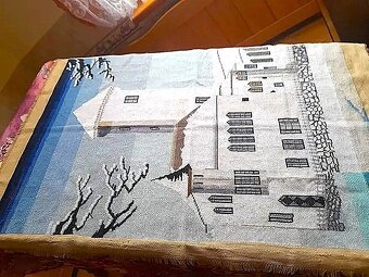 Výšivka - Budatínsky zámok 80x60cm - 3