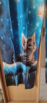 závesy - dekoračky s mačičkami - 3