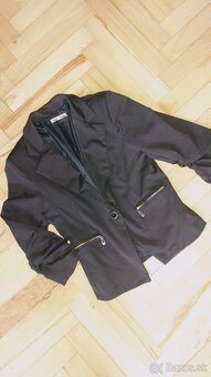 Cierne elegantné business sako, velkost S - 36 - 3