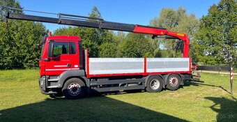 MAN TGS 26.500 - 6x2 - Valník + HR-PALFINGER PK 19.001 SLD - 3