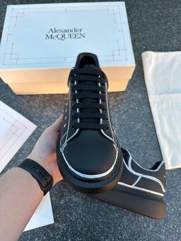 Alexander McQueen black tenisky, - 3