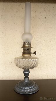 Starožitná petrolejová lampa - 3