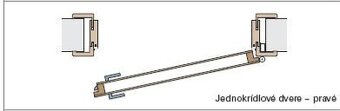 Predam interierove dvere Voster Mediolan, 70cm, prave - 3
