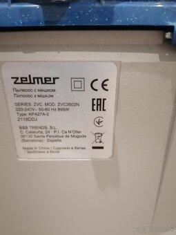Vysávač zn. Zelmer - 3