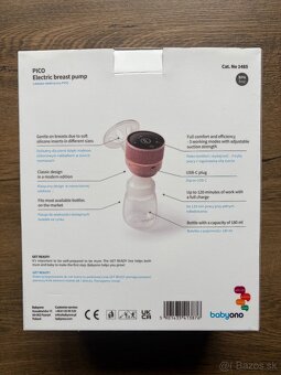 BABYONO Odsávačka mlieka elektrická PICO - 3