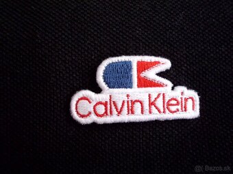 Calvin Klein pánske pólo tričko čierne XL - 3