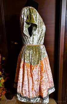 Zeleno-oranžové šatočky - 3