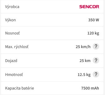 Sencor Scooter One S20 - 3