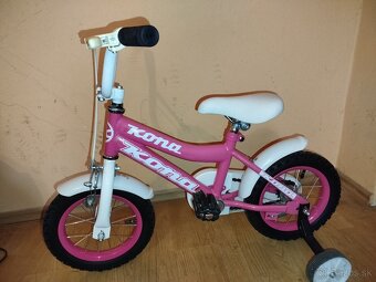 Dievčenský bicykel 12 ružový. - 3