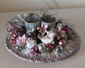 Okrúhli svietnik vianočný - 3