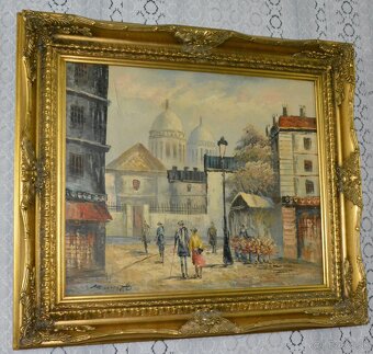 Obraz - Imprese - Město - olej na plátně - 3