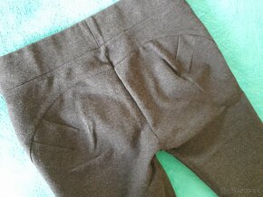Strečové elegantné nohavice/legíny - 3