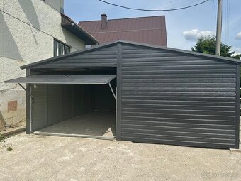 Plechová garáž 6x5m - 3