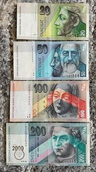 Slovenske koruny papierove 200SK MM - 3