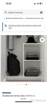 Skrine BRIMNES IKEA 2x - 3