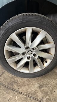 Alu disky+letne pneu Skoda - 3