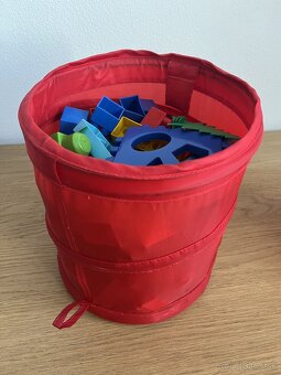 Stavebnice, kýblik a úložný skladací kôš - 3