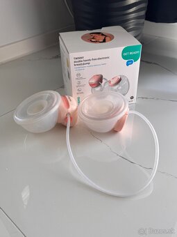 Predám Odsávačku mlieka Twinny Double Hands – TOP stav - 3
