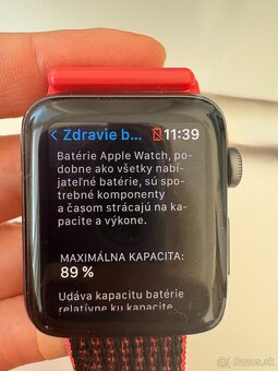 Apple Watch Series 3 (42 mm) – výborný stav, bez škrabancov - 3