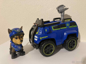 Tlapková patrola postavička Chase s autom - 3