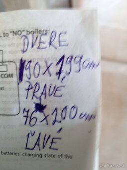 Predám drevené dvere vchodové a izbové - 3