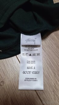 Stüssy Fuzzy Dice Tee dark green/neon green - 3