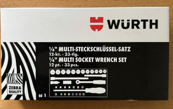 WURTH SADA MULTIPROFILOVÝCH KĽÚČOV 1/4″ 33 ks - 3