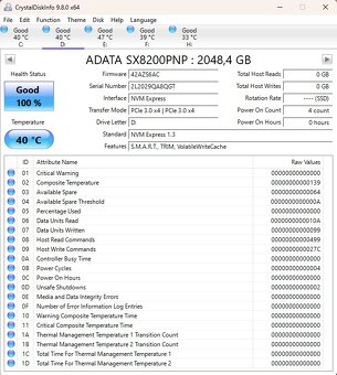 ADATA XPG SX8200 Pro 2TB, M.2 2280, NVMe (nepoužité) - 3