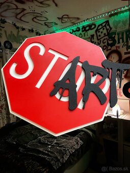 Dopravná značka STOP / START - 3