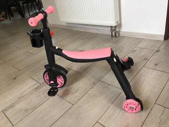 Kolobezka, odrazadlo, bicykel 3v1 - 3