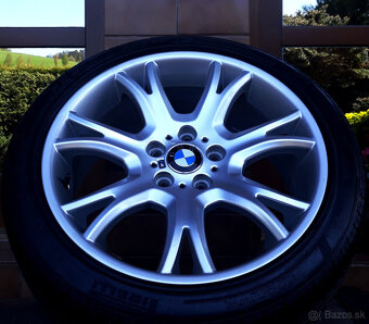alu R19 5x120, letné pneu 235/50, orig. BMW X3, ako NOVÉ - 3