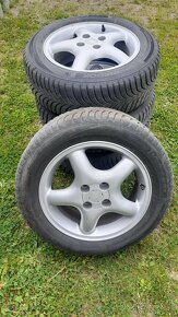 Predám zimné pneumatiky 185/65r15 Hankook disky 4x100 - 3