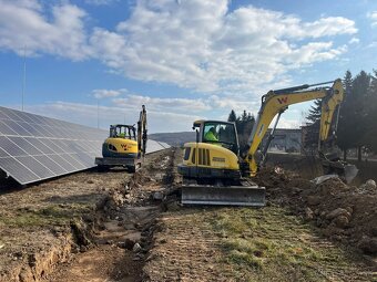 Úprava terénu, preprava a doprava strojov a materiálu, bager - 3