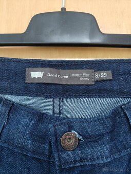 Tmavomodré Levi's rifle - 3