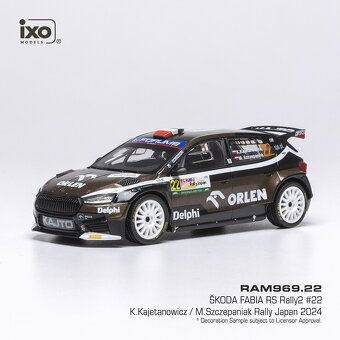 Modely Škoda Fabia Rally2 1:43 IXO - 3
