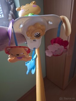 Kolotoč nad postieĺku Fischer price - 3