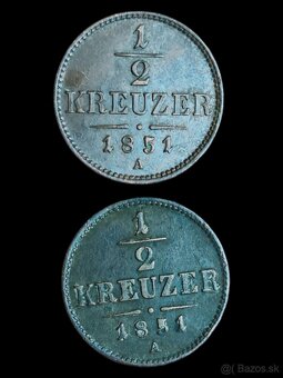 Mince Františkja Jozefa I. - striebro i meď - 3