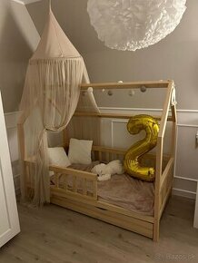 Masívna detská domčeková posteľ - 3