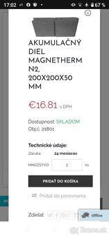 Akumulačné magmezitové tehly - 3